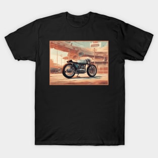 Vintage Cafe racer 50s vibe motorcycle T-Shirt